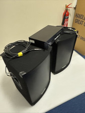 COMPLETE SET OF SOUND LAB - Professional Amp And Speaker Cabinet Pair W/cables