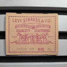Vintage Levi's 70503 02 Size