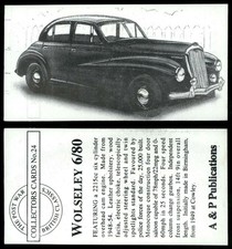 Wolseley 6/80 #24 The Post War