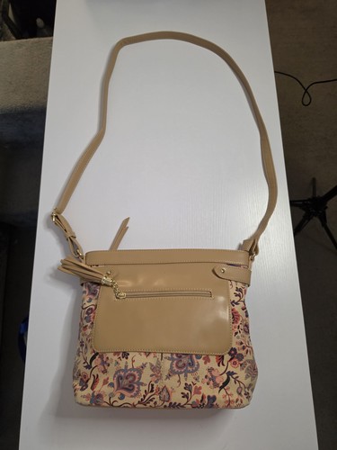 Pavers tan floral tapestry - tan,