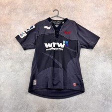 Scarlets Rugby Shirt Size M Burdda Sport WRW Sponsor Wales Jersey Welsh Team Top