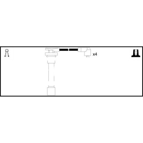 Leads ignition cables kit - cables,