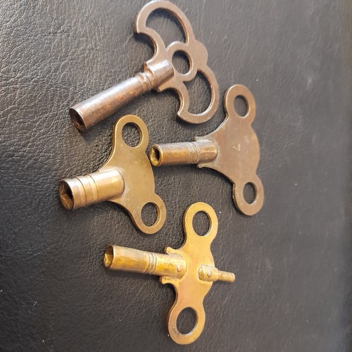 Antique clock winding keys - clock,