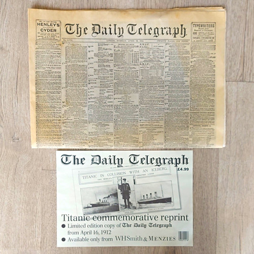 Vintage titanic daily - titanic,
