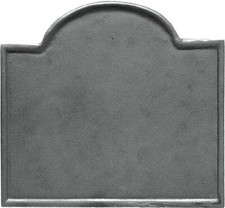 Solid cast iron fireback - solid,