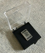 Rolls Royce Classic Car Metal / Enamel Lapel Pin Badge in gift box - Black