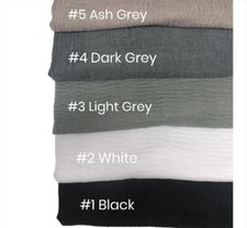 New Crinkle Scarf Hijab Plain