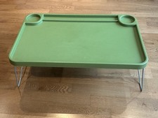 IKEA Nordby Olive Green Foldable Bed Laptop Tray Table - Rare Retro Vintage