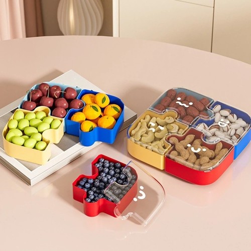 Jigsaw fruit tray dustproof - fruit,