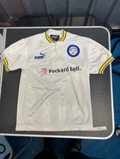Leeds United 1996/97 Home Shirt. Rush  9. Original New With No Tags. Kids Age 9