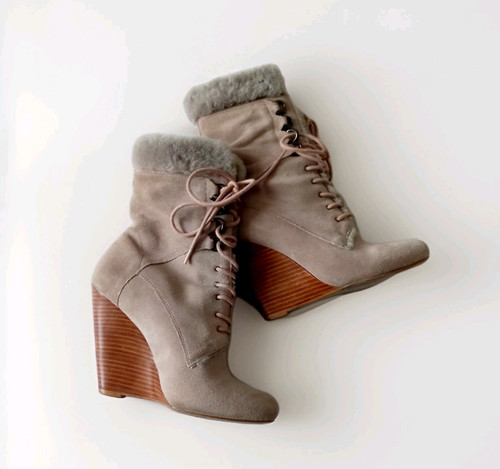 Fab reiss beige - suede, leather