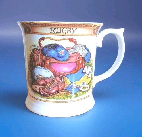 Queens fine bone china - queens,fine, rugby