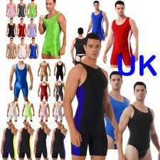 Mens One Piece Sport Bodysuit