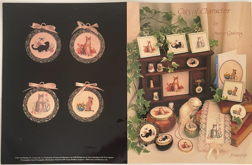 Cats character cross stitch - character,