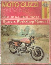 MOTO GUZZI 750S/S3 850T/T3 CALIFORNIA LE MANS V-1000 I-CONVERT '74-REPAIR MANUAL