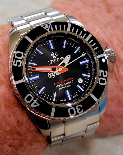 Deep blue swiss made aqua - blue,