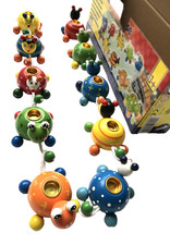 Legler Small Foot Wood Luxury 10 Animal Candle Birthday Cake Decorations Boxed