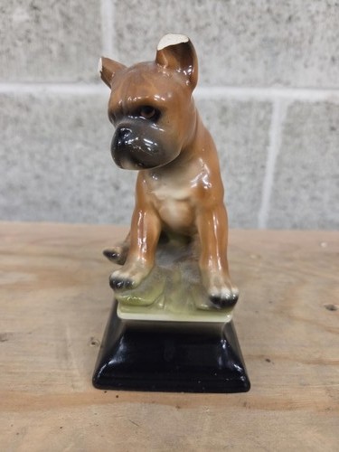 Vintage antique boxer - boxer, dog