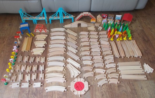 Huge 170pc bundle wooden - bundle,