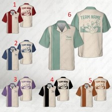 Personalized Retro Bowling Hawaiian Shirt, Custom Name Bowler For Men and Women