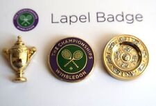 WIMBLEDON CHAMPIONSHIP MENS LADIES TROPHY BADGE SET