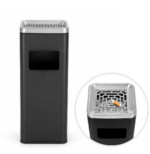 Metal steel cigarette ashtray - cigarette,