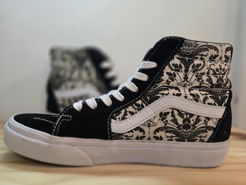 Vans sk8 skull tapestry - vans, sk8-hi