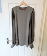 John Zack Grey Silky Shift