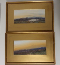 Antique Original Painting Set