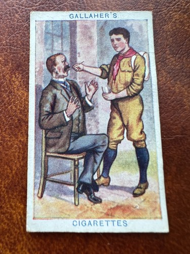 Gallaher cigarette card boy - gallaher,