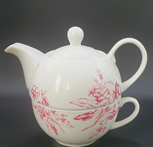 Tea for one set ceramic - tea-for-one,