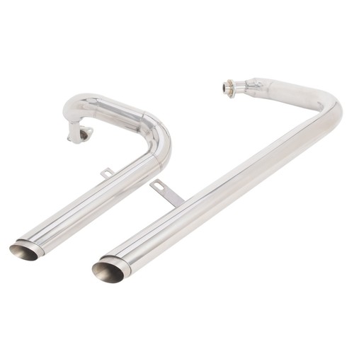 Chrome muffler exhaust - chrome,
