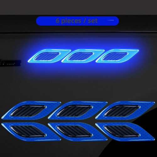 Reflective blue sticker - reflective,