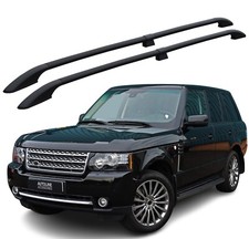Black aluminium roof rack - black,