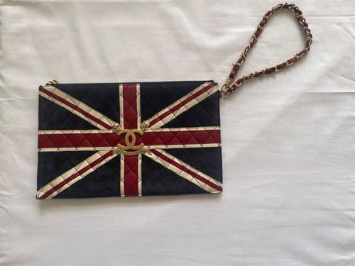 Chanel union jack clutch - clutch, bag