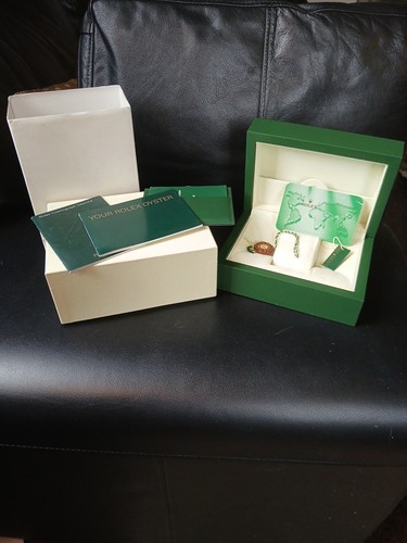 Rolex box and booklets etc - rolex,