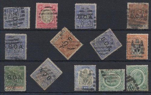 Nyasaland postmark boncs range - nyasaland,