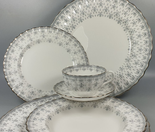 Spode fleur lys grey - spode, de