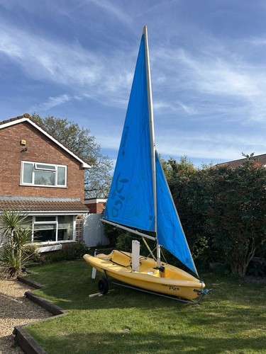 Laser pico sailing dinghy - sailing, with