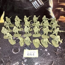 24 x AIRFIX. 1970's WWII BRITISH PARATROOPER PLASTIC SOLDIERS 1/32 ORIGINAL