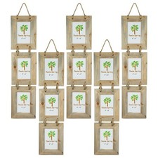 5x Rustic Wooden Hanging 3