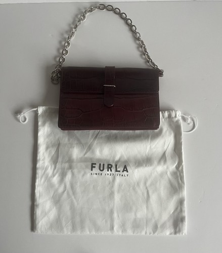 Vintage furla greta mini croc - mini,