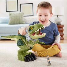 Jurassic World Mega Mouth T Rex Chomping Dinosaur Park Imaginext NEW Free P&P