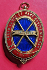 Grand Lodge of Mark Master Masons Past Assistant Grand Director Ceremonies jewel