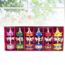 6Pcs Christmas Carousel