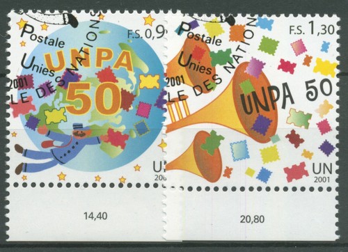 Geneva 2001 postal - un,