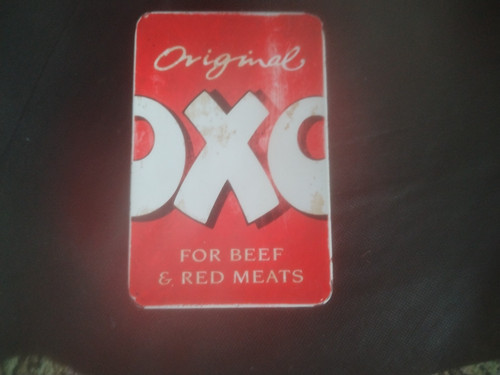 Vintage oxo tin - tin, 90s