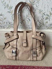 LK Bennett - Women’s Beige Pink Annina Leather Shoulder Bag Good Used