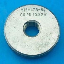 M12 x 1.75 Go Screw Thread Ring Gauge (1479)