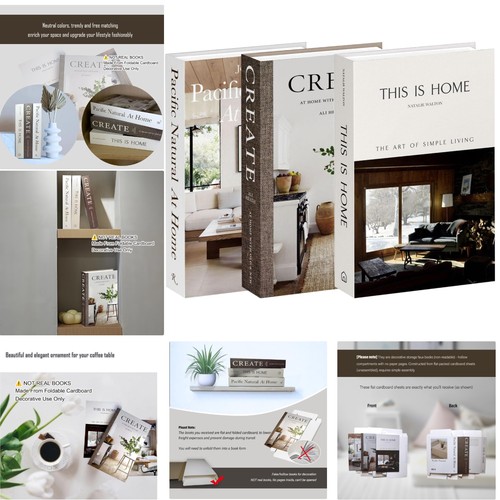 Faux decorative books for - books, home